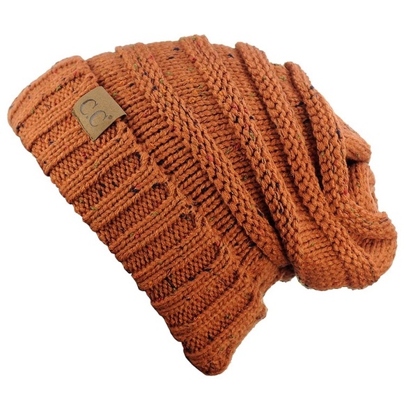 Rust Orange Woman’s Slouch Beenie hat *NWT* main image 4